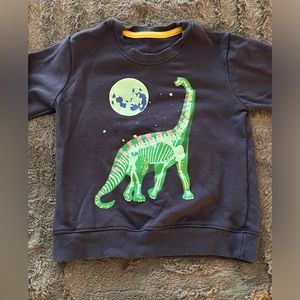 Glow in the dark Dino sweater fits size 5ish